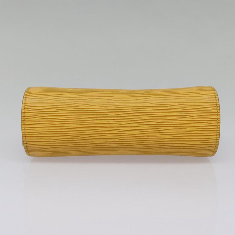 Louis Vuitton Epi Dauphine PM Pouch Yellow M48449  ep6047 - Image 6