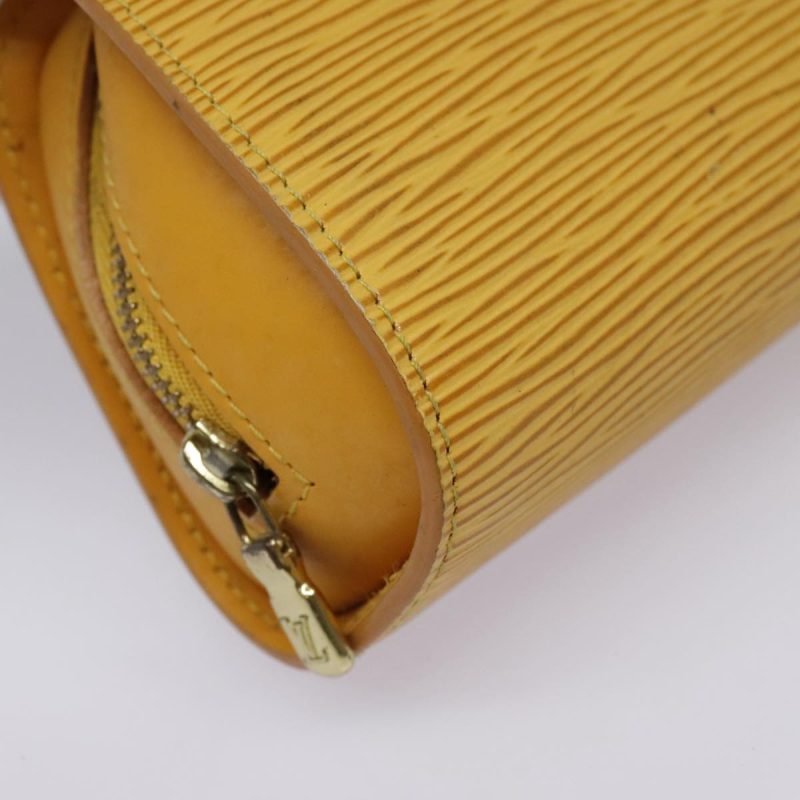 Louis Vuitton Epi Dauphine PM Pouch Yellow M48449  ep6047 - Image 7