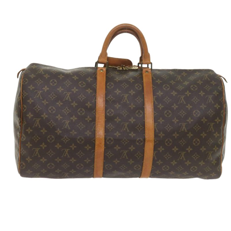Louis Vuitton Monogram Keepall 55 Boston Bag M41424  fm2959 - Image 2