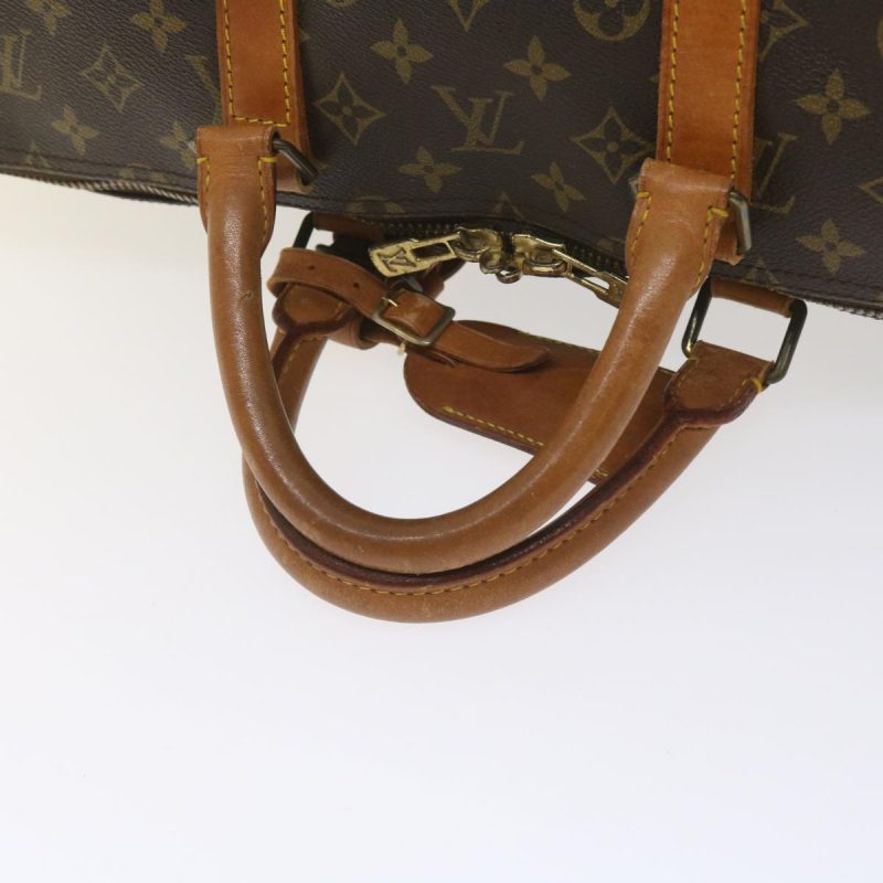 Louis Vuitton Monogram Keepall 55 Boston Bag M41424  fm2959 - Image 7