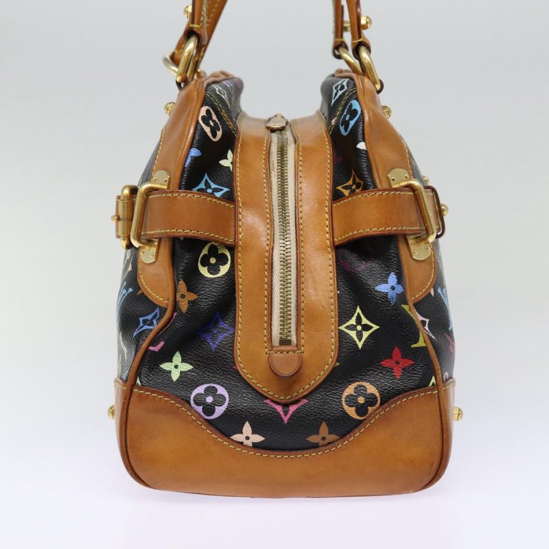 Louis Vuitton Monogram Multicolor Claudia Hand Bag Black M40194  fm3736 - Image 3
