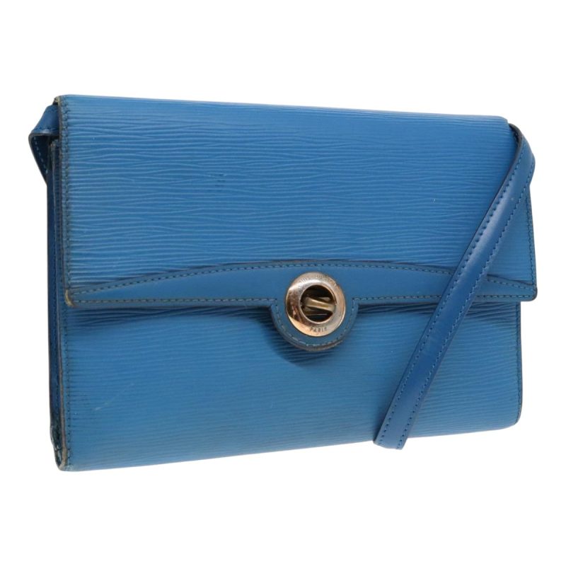 Louis Vuitton Epi Pochette Arche Shoulder Bag Blue M52575  fm3846
