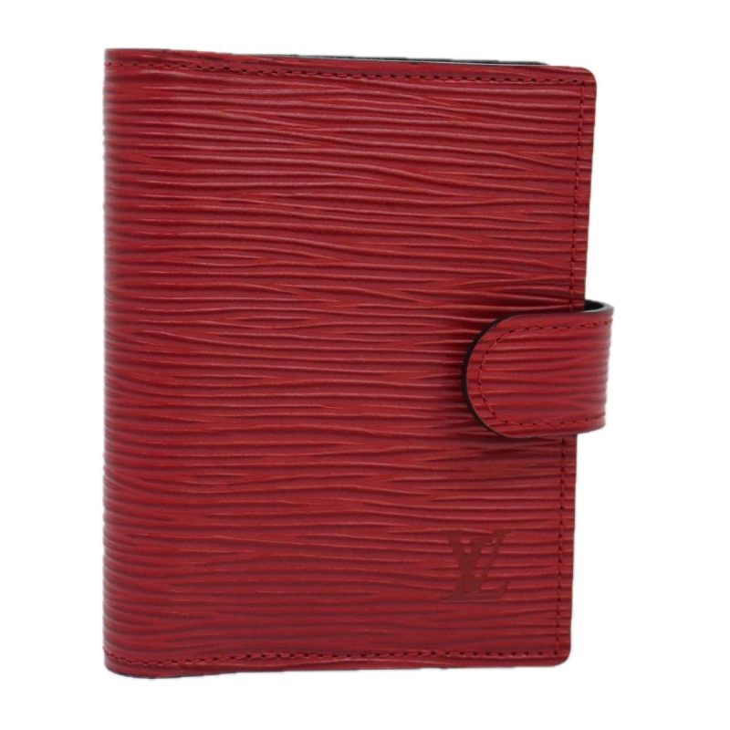 Louis Vuitton Epi Mini Agenda Day Planner Cover Red R20077  fm3850