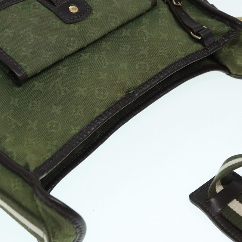 Louis Vuitton Monogram mini Bussus Marie Kate Bag TST Khaki M92324 Auth hk1615 - Image 6