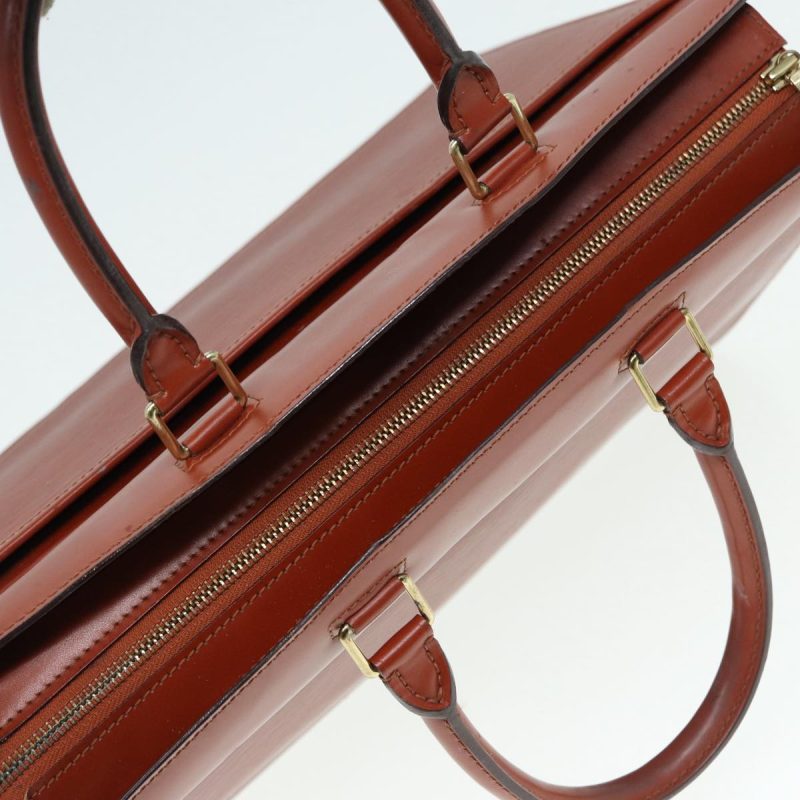 Louis Vuitton Epi Riviera Hand Bag Brown M48183  hk1618 - Image 7