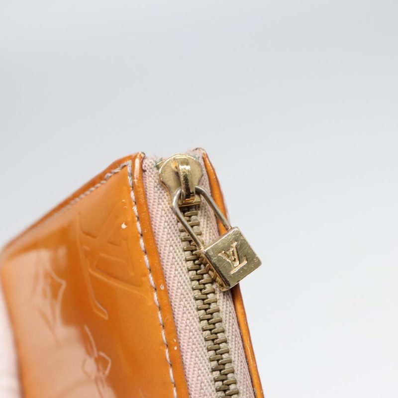 Louis Vuitton Vernis Lexington Pouch Marshmallow Pink M91057  hk1682 - Image 9