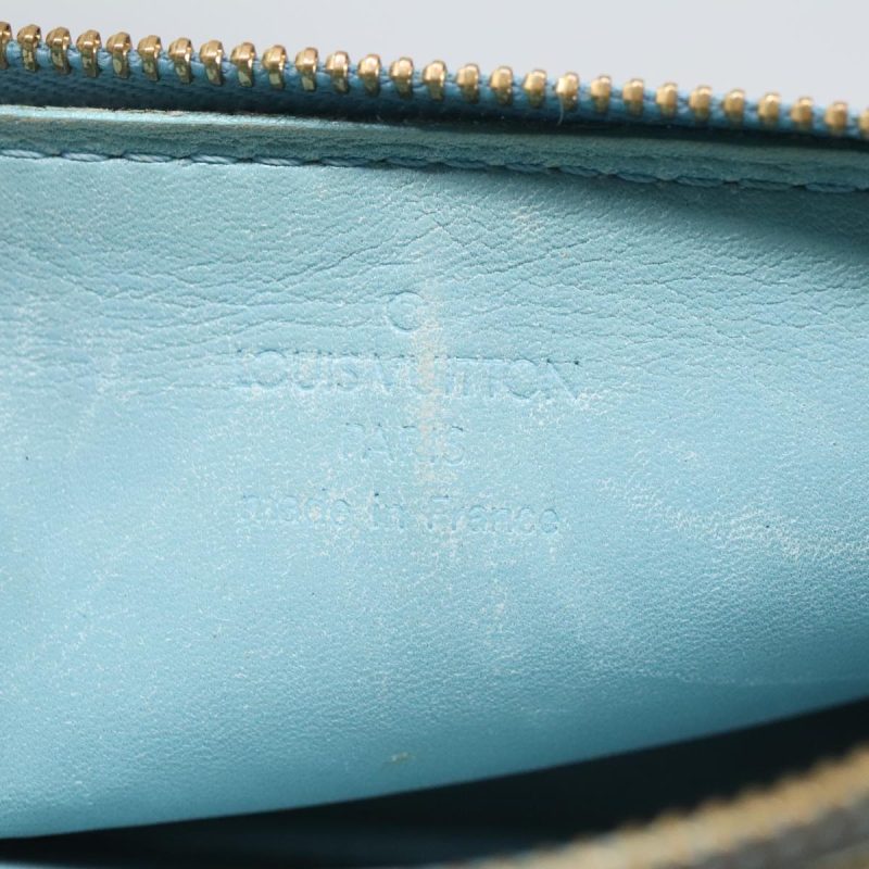 Louis Vuitton Monogram Vernis Lexington Pouch Baby Blue M91011  hk1683 - Image 10