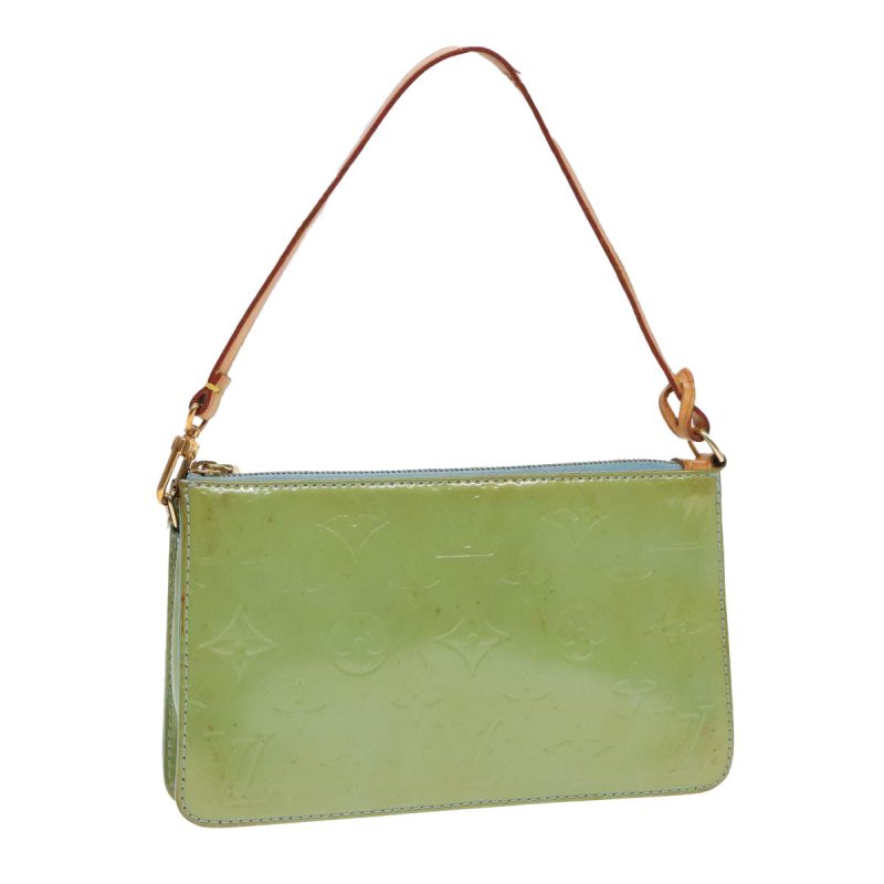 Louis Vuitton Monogram Vernis Lexington Pouch Baby Blue M91011  hk1683