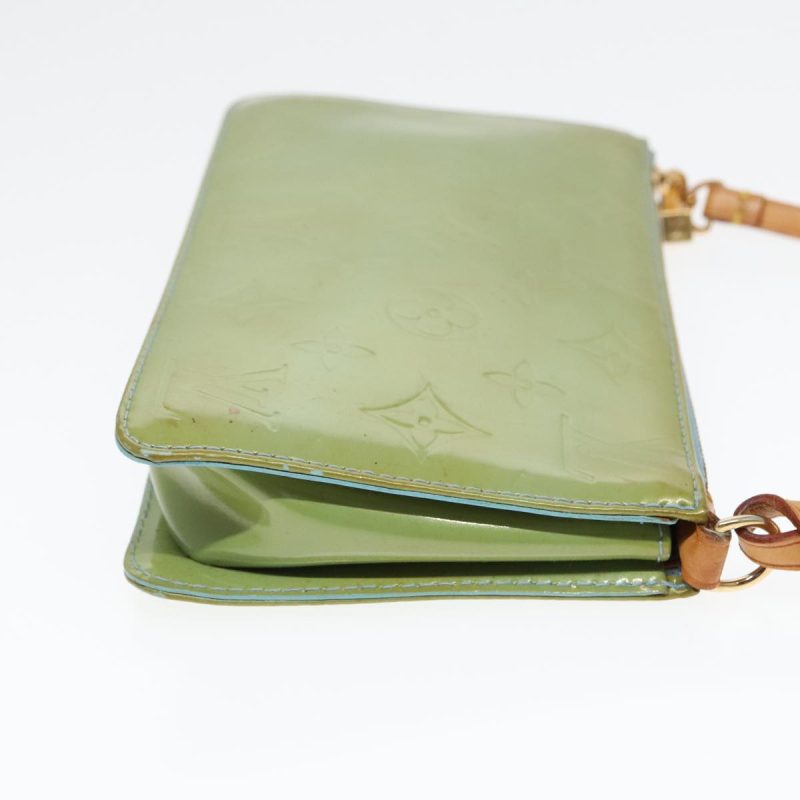 Louis Vuitton Monogram Vernis Lexington Pouch Baby Blue M91011  hk1683 - Image 4