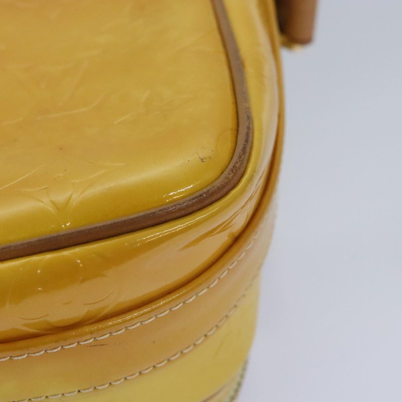 Louis Vuitton Monogram Vernis Wooster Shoulder Bag Yellow M91075  hk1687 - Image 9
