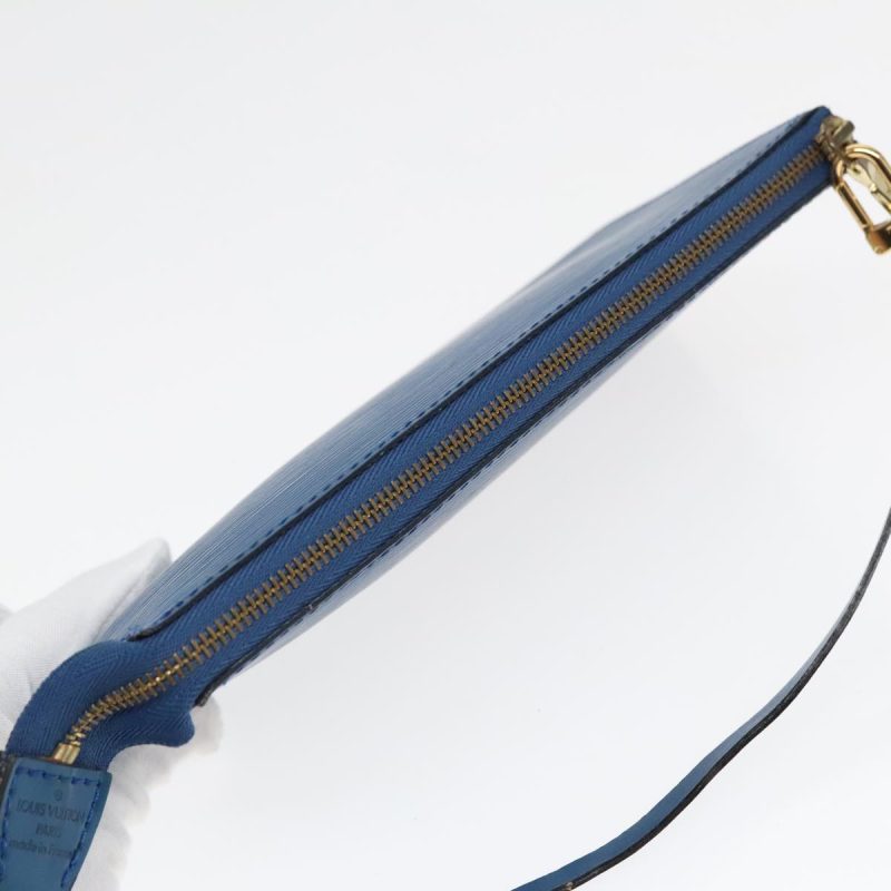 Louis Vuitton Epi Pochette Accessoires Pouch Blue M52985  hk1689 - Image 6