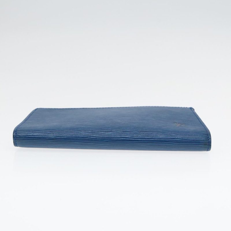 Louis Vuitton Epi Pochette Accessoires Pouch Blue M52985  hk1689 - Image 5
