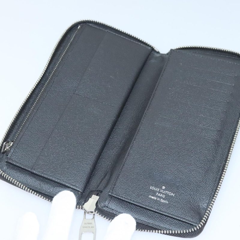 Louis Vuitton Damier Ebene Zippy Wallet Vertical Long Wallet N61207 Auth hk1692 - Image 10