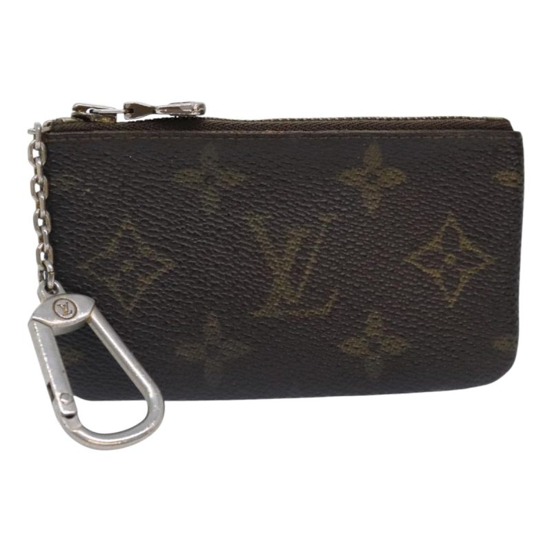 Louis Vuitton Monogram Pochette Cles Coin Purse M62650  hk1696