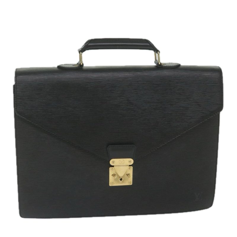 Louis Vuitton Epi Serviette Conseiller Briefcase Black M54422  hk936 - Image 2