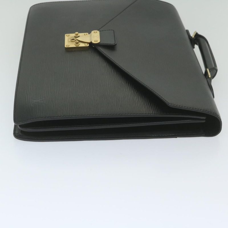 Louis Vuitton Epi Serviette Conseiller Briefcase Black M54422  hk936 - Image 4