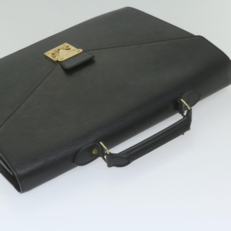 Louis Vuitton Epi Serviette Conseiller Briefcase Black M54422  hk936 - Image 6