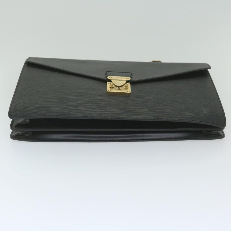 Louis Vuitton Epi Serviette Conseiller Briefcase Black M54422  hk936 - Image 8