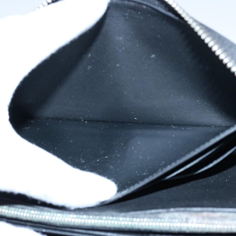 Louis Vuitton Monogram Mahina Zippy Wallet Long Wallet Black M61867 Auth hk971 - Image 9