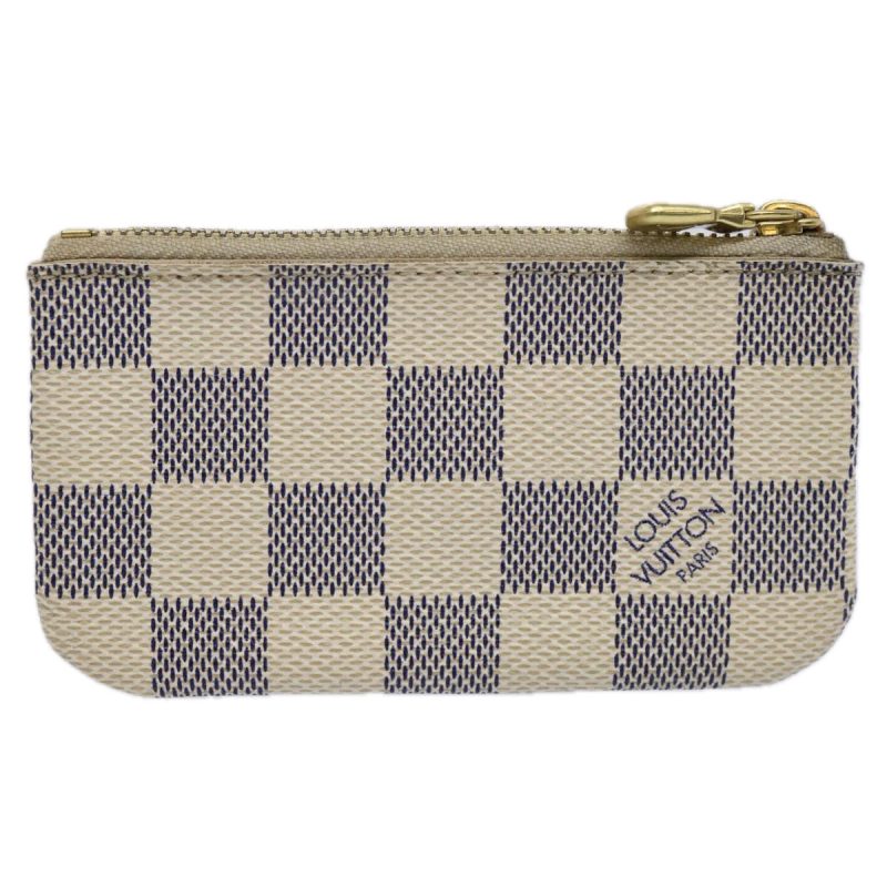 Louis Vuitton Damier Azur Pochette Cles Coin Purse N62659  hk977 - Image 2