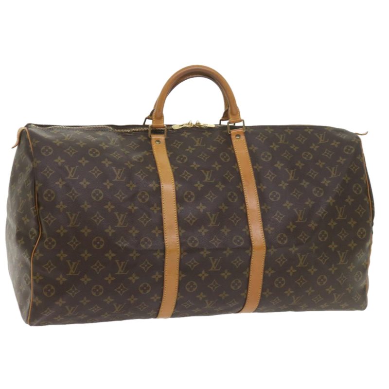 Louis Vuitton Monogram Keepall 60 Boston Bag M41422  ki3716
