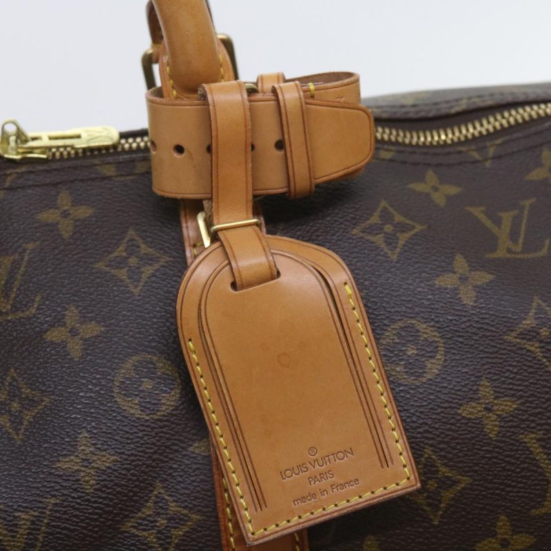 Louis Vuitton Monogram Keepall 55 Boston Bag M41424  ki3723 - Image 9