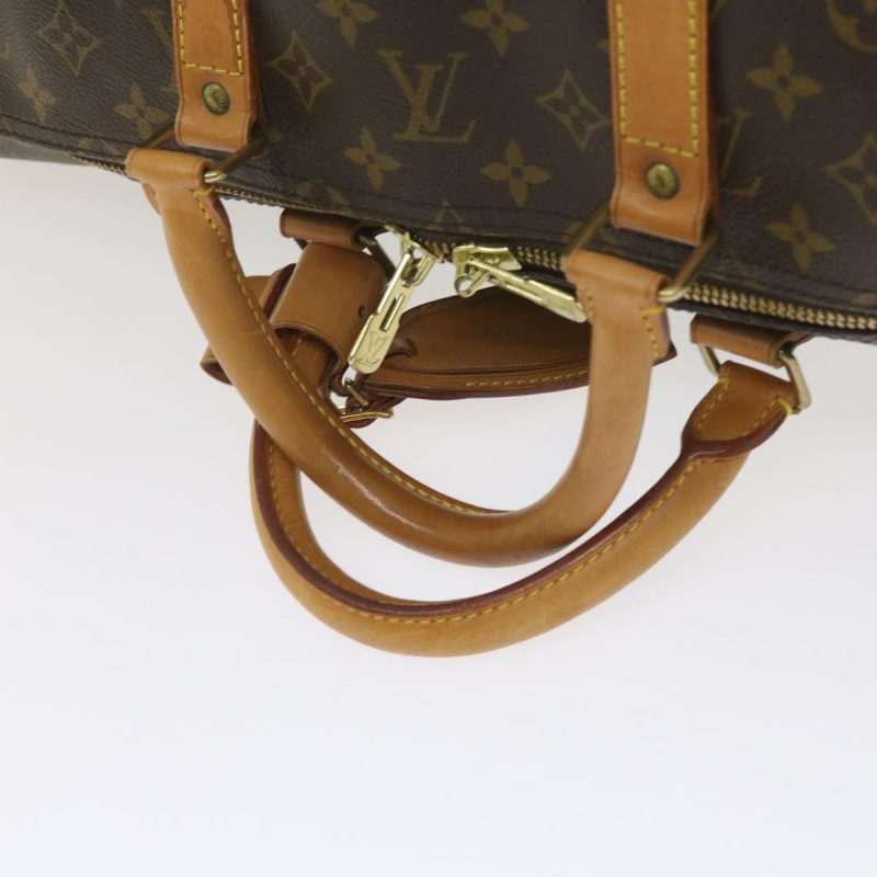 Louis Vuitton Monogram Keepall 55 Boston Bag M41424  ki3723 - Image 7