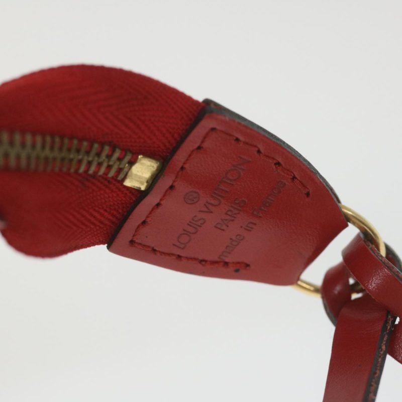 Louis Vuitton Epi Pochette Accessoires Accessory Pouch Red M52987  ki3755 - Image 8