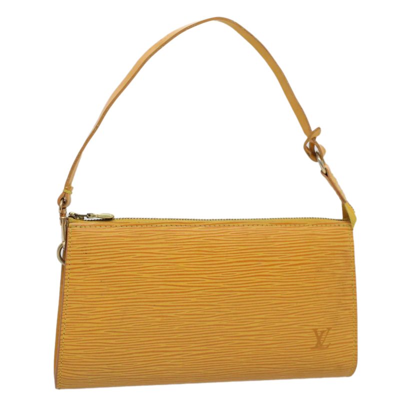 Louis Vuitton Epi Pochette Accessoires Pouch Yellow M52989  ki3805