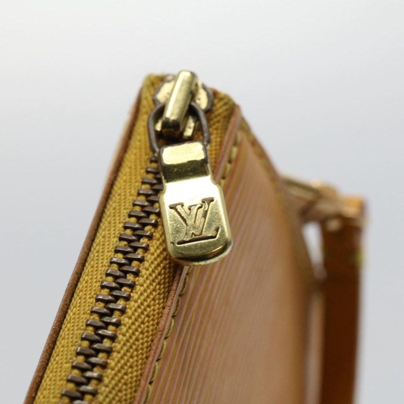 Louis Vuitton Epi Pochette Accessoires Pouch Yellow M52989  ki3805 - Image 10