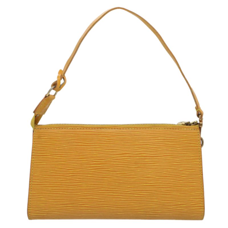 Louis Vuitton Epi Pochette Accessoires Pouch Yellow M52989  ki3805 - Image 2
