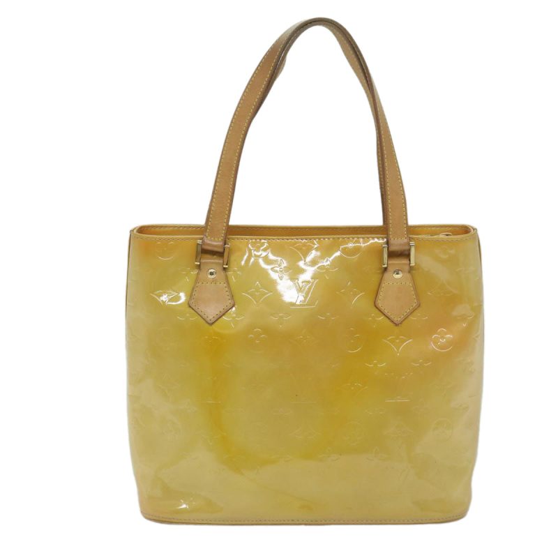 Louis Vuitton Monogram Vernis Houston Hand Bag Beige M91004  ki3837 - Image 2