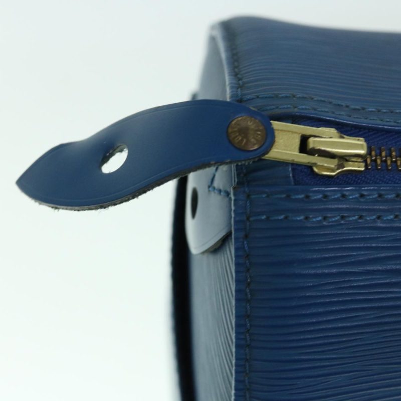 Louis Vuitton Epi Speedy 25 Hand Bag Toledo Blue M43015  ki3838 - Image 10