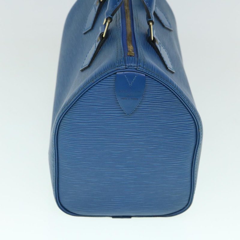 Louis Vuitton Epi Speedy 25 Hand Bag Toledo Blue M43015  ki3838 - Image 3
