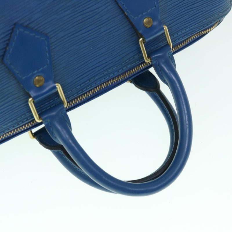 Louis Vuitton Epi Speedy 25 Hand Bag Toledo Blue M43015  ki3838 - Image 7
