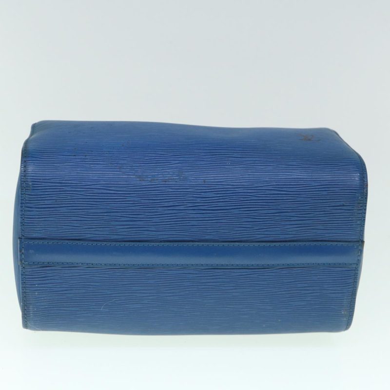 Louis Vuitton Epi Speedy 25 Hand Bag Toledo Blue M43015  ki3838 - Image 5