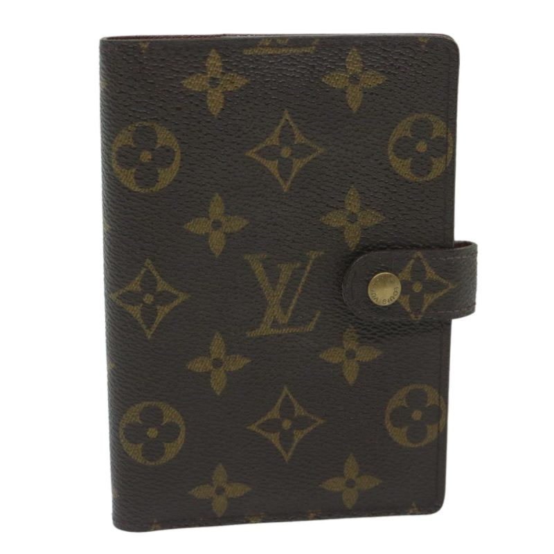 Louis Vuitton Monogram Agenda PM Day Planner Cover R20005  ki3849