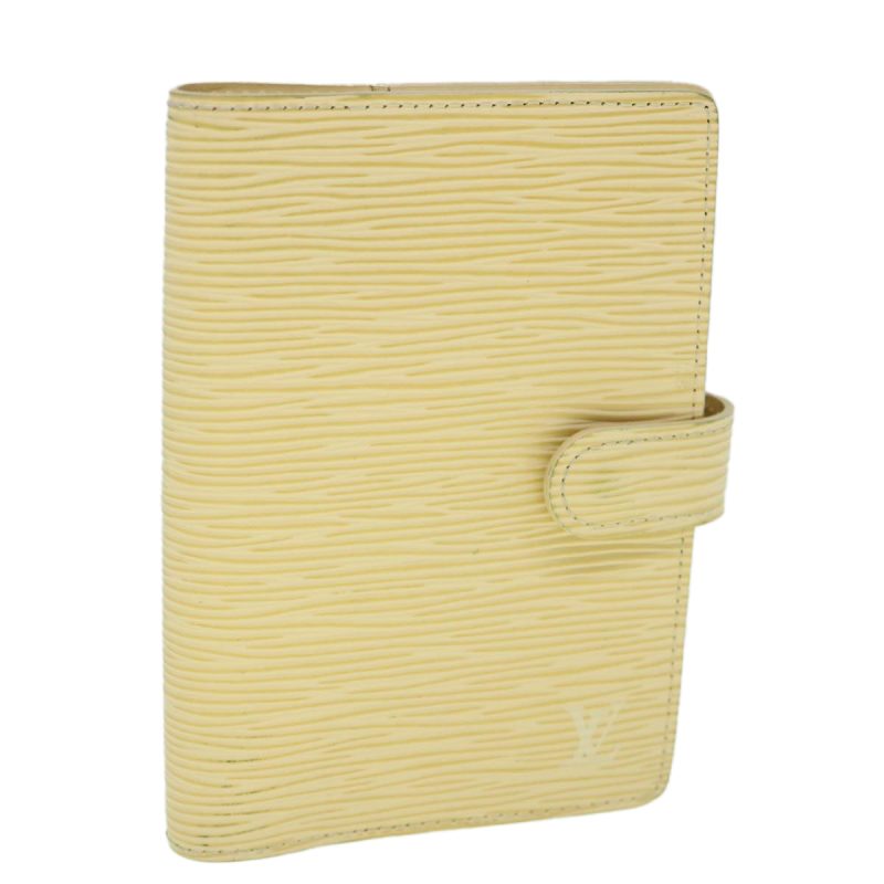 Louis Vuitton Epi Agenda PM Day Planner Cover Vanilla R2005A  ki3851