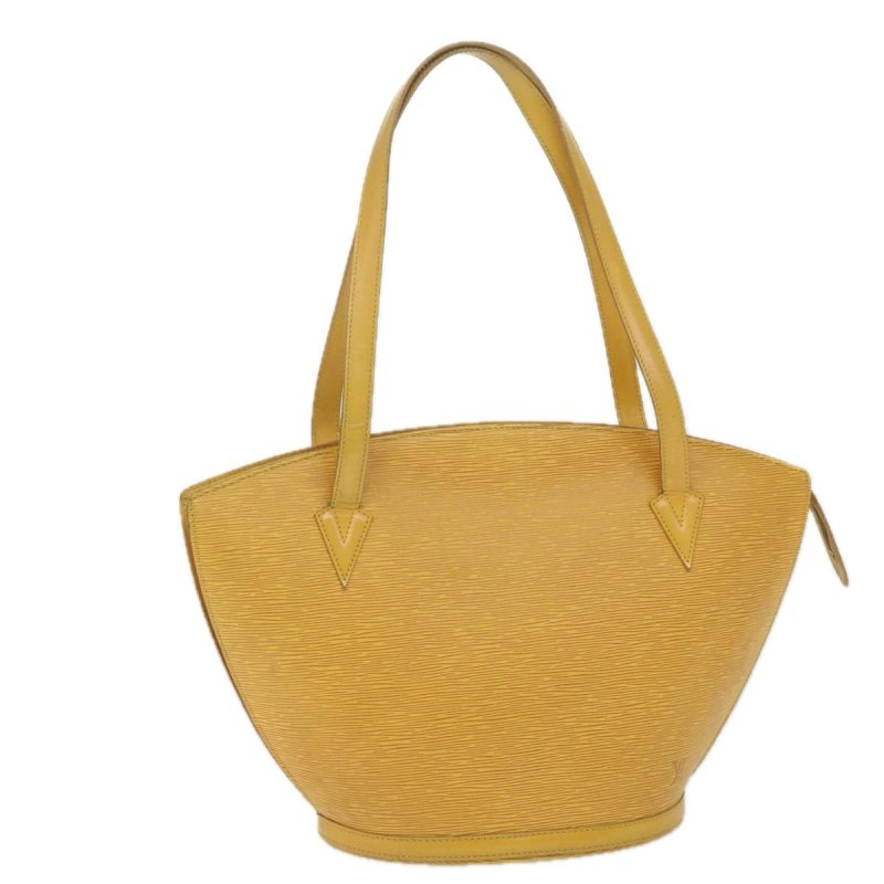 Louis Vuitton Epi Saint Jacques Shopping Shoulder Bag Yellow M52269 Auth ki3856