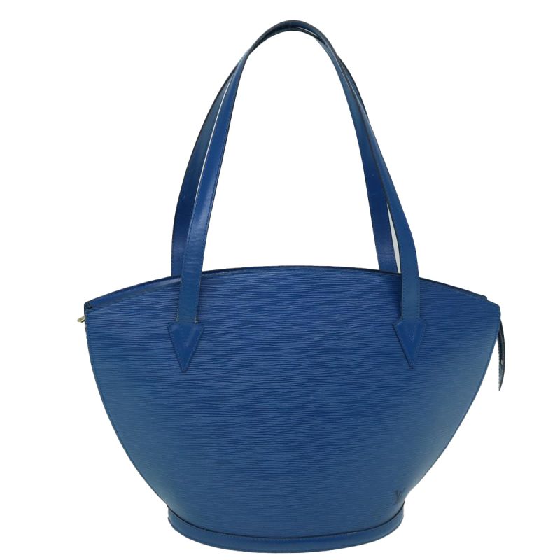 Louis Vuitton Epi Saint Jacques Shopping Shoulder Bag Blue M52275  ki3857