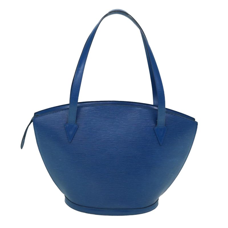 Louis Vuitton Epi Saint Jacques Shopping Shoulder Bag Blue M52275  ki3857 - Image 2