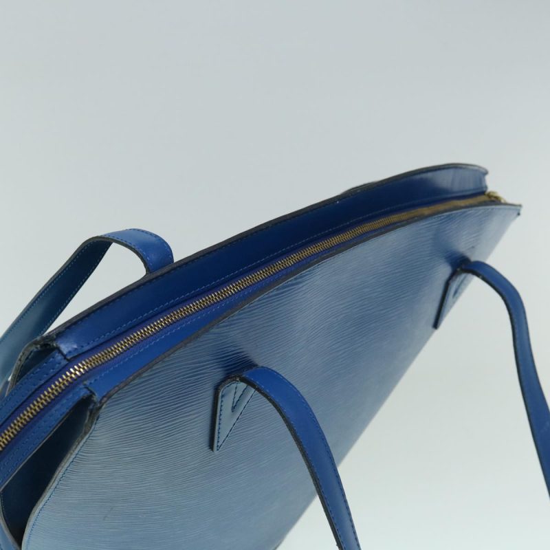 Louis Vuitton Epi Saint Jacques Shopping Shoulder Bag Blue M52275  ki3857 - Image 6