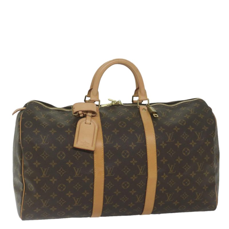 Louis Vuitton Monogram Keepall 50 Boston Bag M41426  ki3858