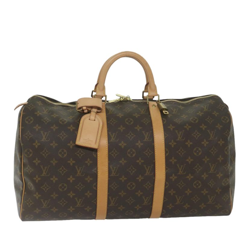 Louis Vuitton Monogram Keepall 50 Boston Bag M41426  ki3858 - Image 2