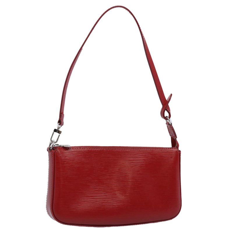 Louis Vuitton Epi Pochette Accessoires Pouch Red Car Mine M40776  ki3862
