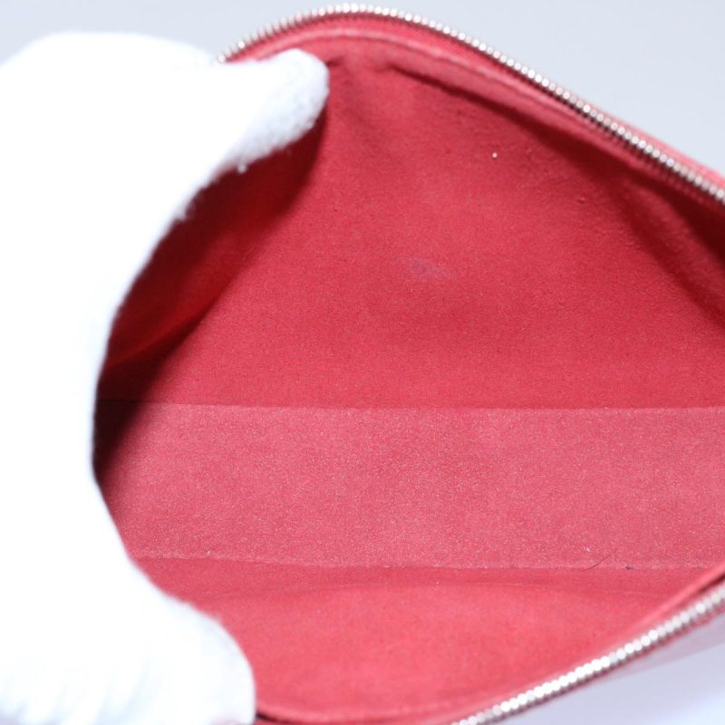 Louis Vuitton Epi Pochette Accessoires Pouch Red Car Mine M40776  ki3862 - Image 9