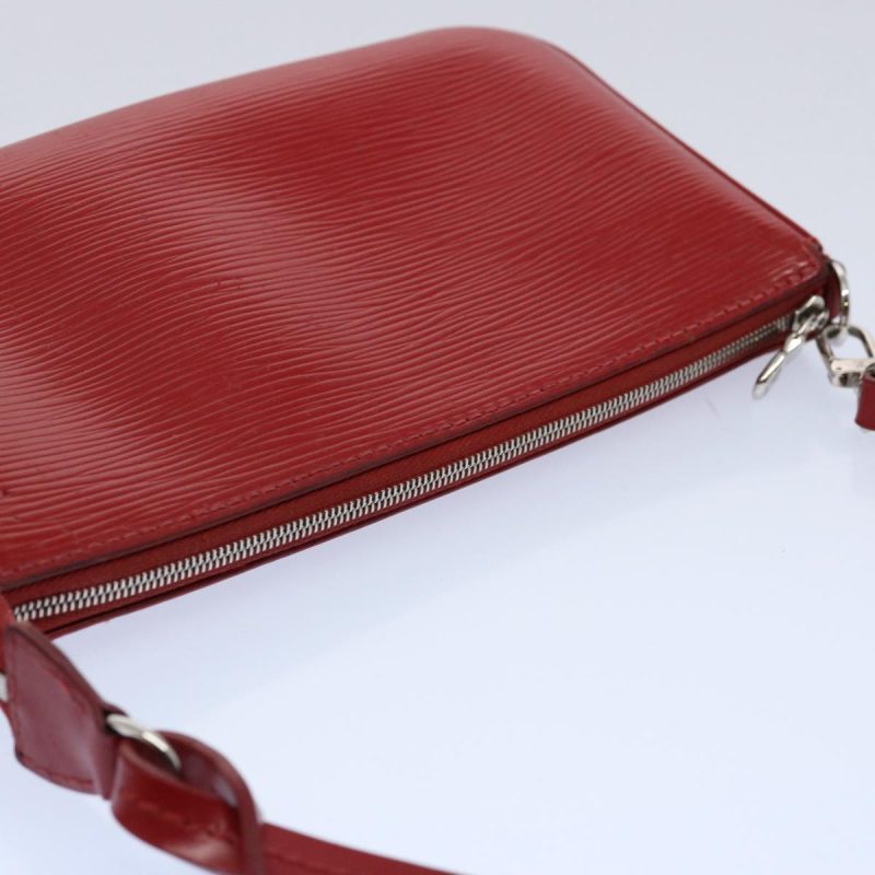 Louis Vuitton Epi Pochette Accessoires Pouch Red Car Mine M40776  ki3862 - Image 6