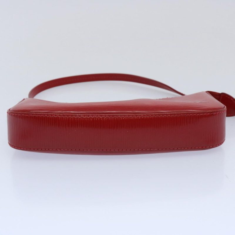 Louis Vuitton Epi Pochette Accessoires Pouch Red Car Mine M40776  ki3862 - Image 5