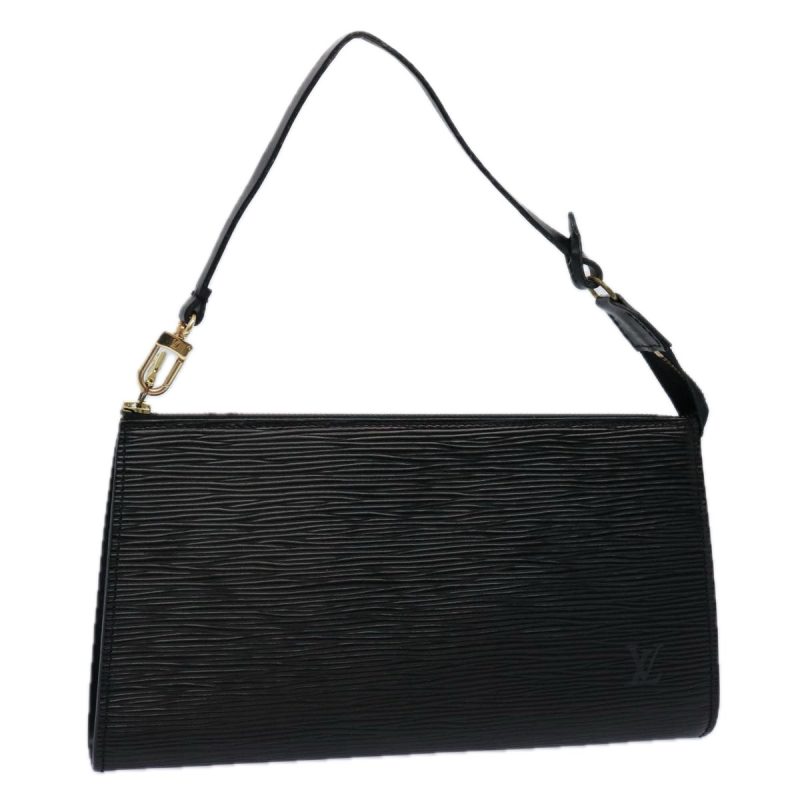 Louis Vuitton Epi Pochette Accessoires Accessory Pouch Black M52982 Auth ki3881