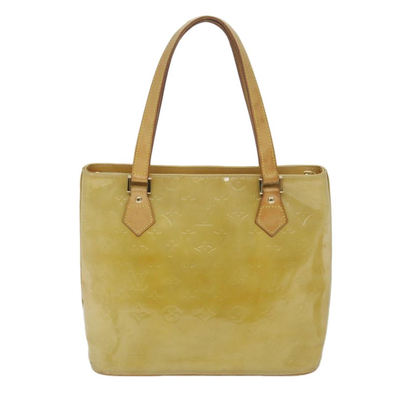 Louis Vuitton Monogram Vernis Houston Hand Bag Beige M91004  ki3883 - Image 2